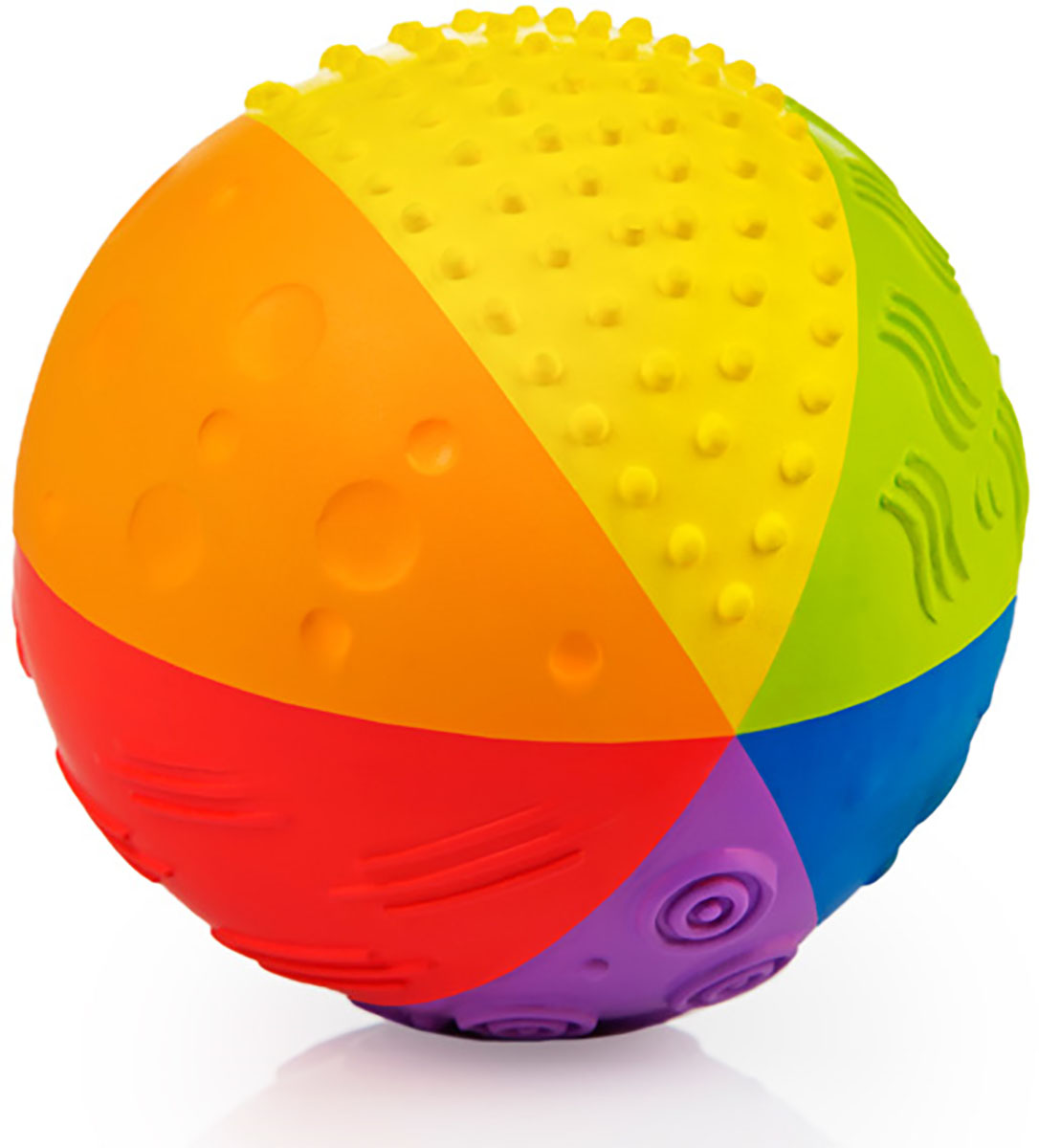 Rainbow Sensory Ball (Natural Rubber)