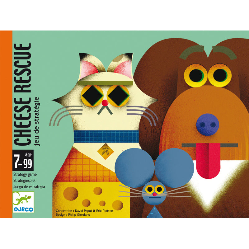 Cheese Rescue Card Game - Djeco