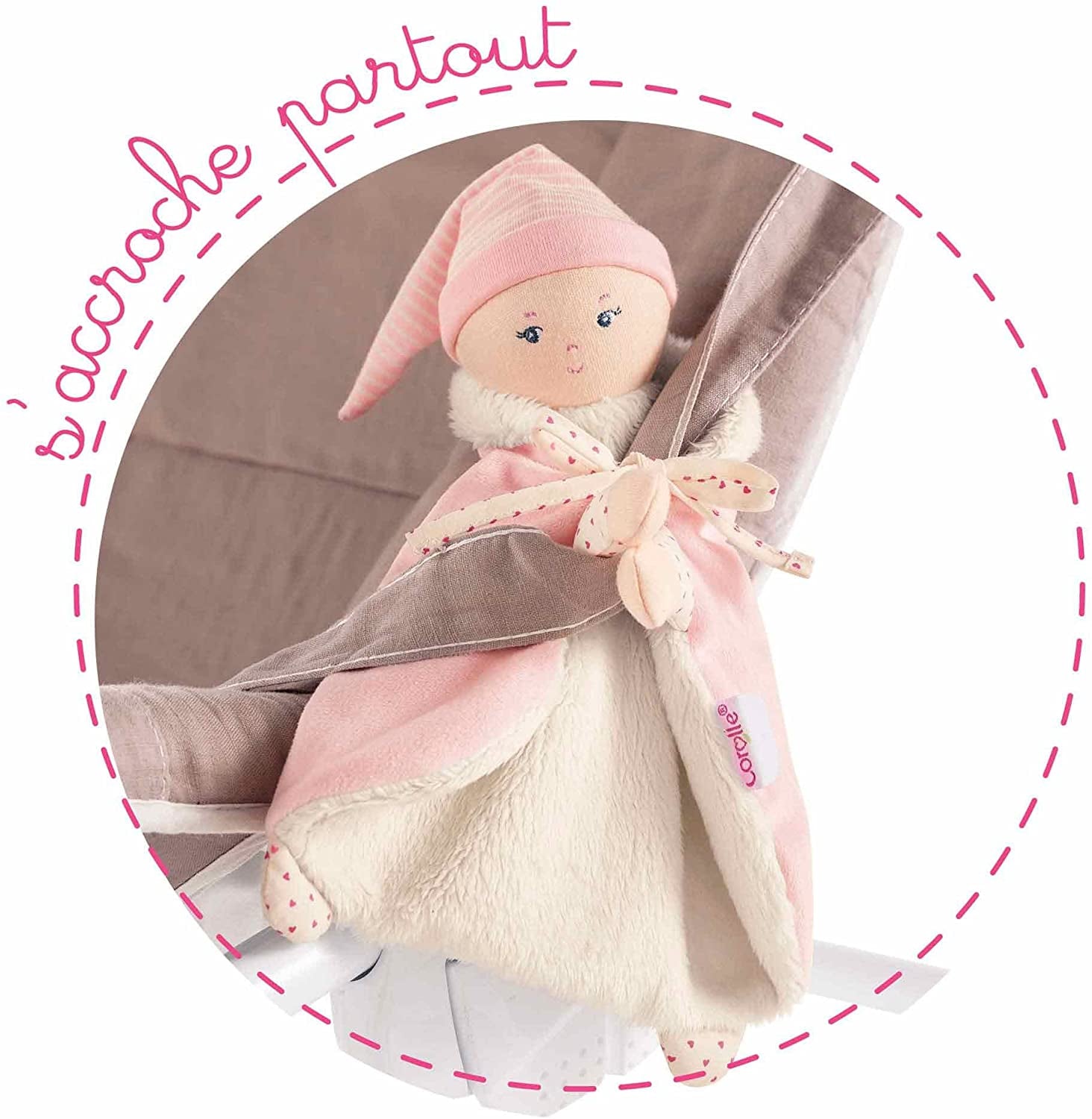 Cotton Flower Doudou Doll Corolle Comforters and Doudous
