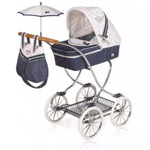 Folding Doll Pram - Navy DeCuevas Prams Spain 