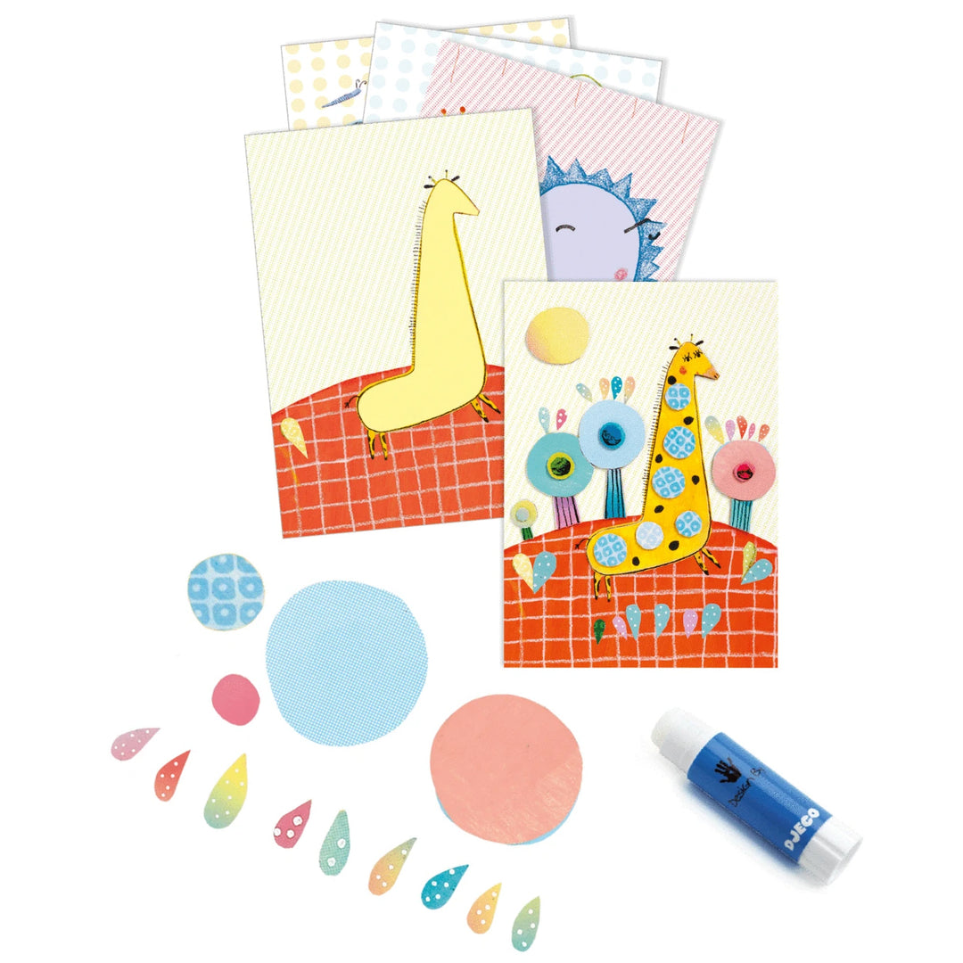 Collages for Little Ones - Tres Pop Djeco Art and Craft