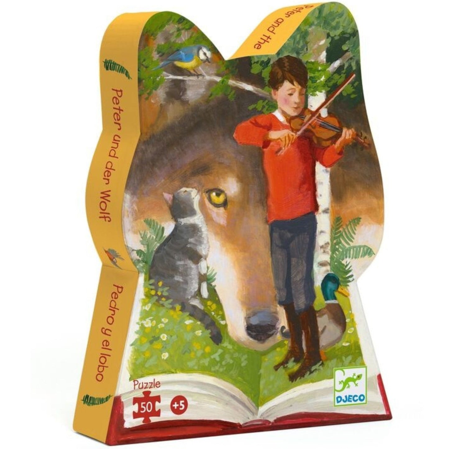 Puzzle Silhouette Pierre et le Loup (50 pièces)