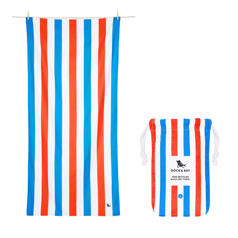 Quick Dry Beach Towel - Poolside Parties (Large)