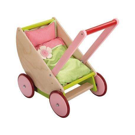 Haba wooden Cherry Blossom Convertable Doll Pram