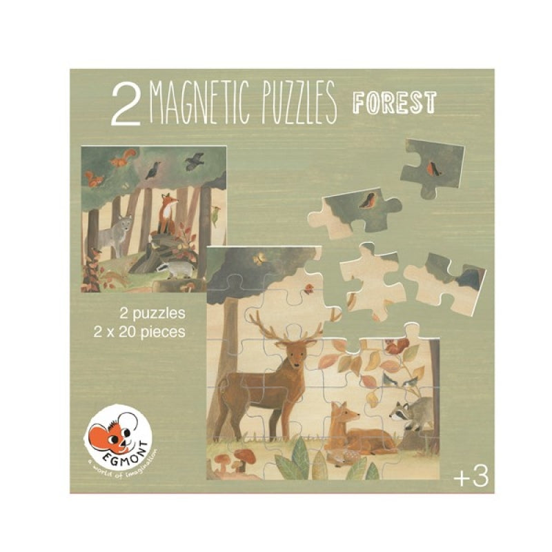 Puzzle Forêt Magnétique (2 x 20 pièces)