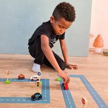 Wooden Traffic Set with Road Tape Egmont Toys Cars | Trucks | Boats | Planes