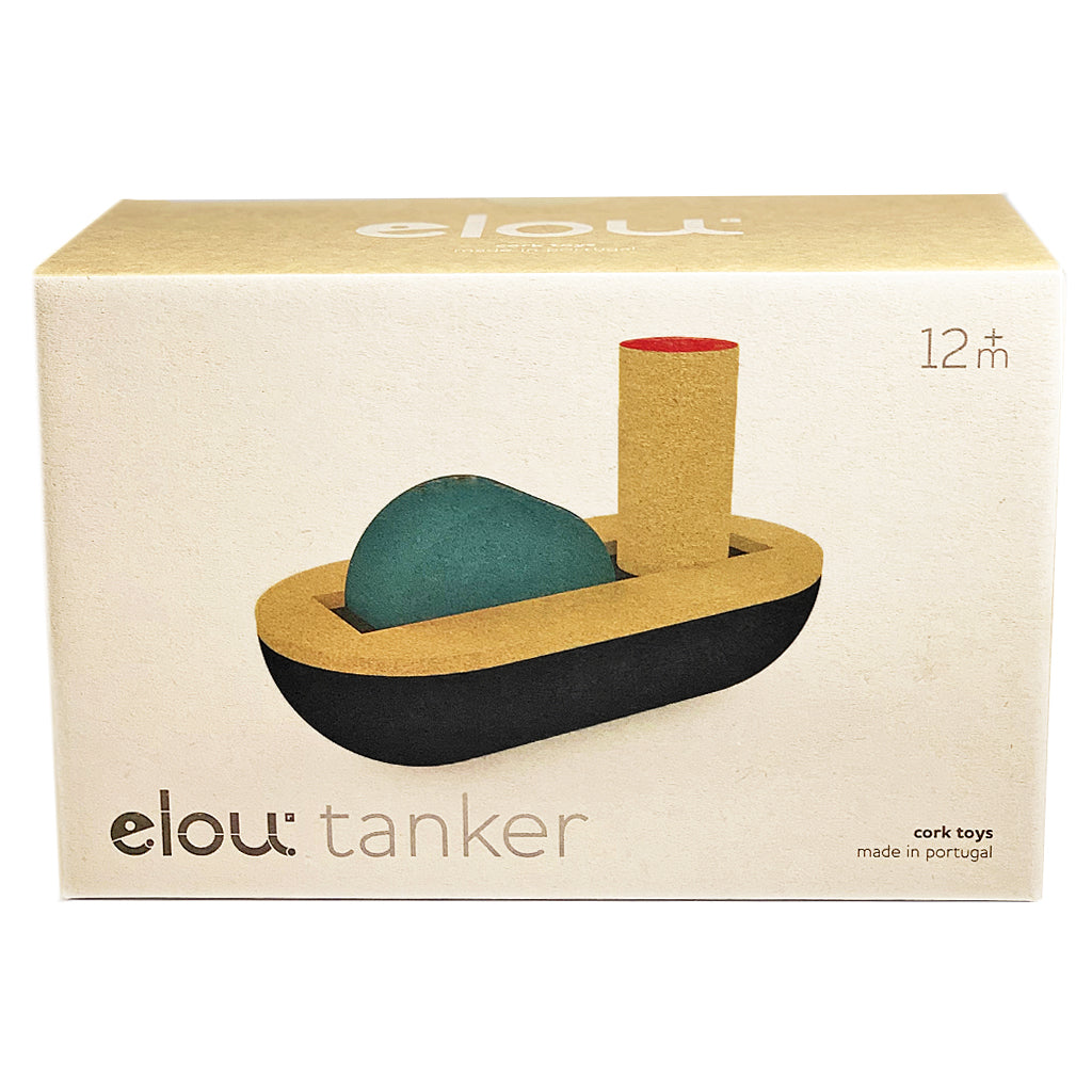 Cork Tanker Boat - Elou Portugal Elou Bath Toys