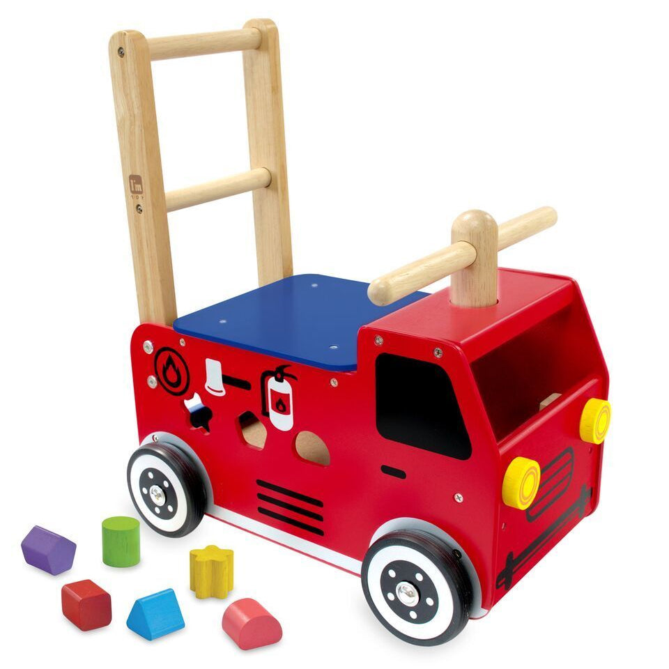 Fire Engine Walker Ride-On + Sort I'm Toy Ride-On Toys