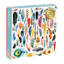 Feathers  500-Piece Puzzle (with gold foil)