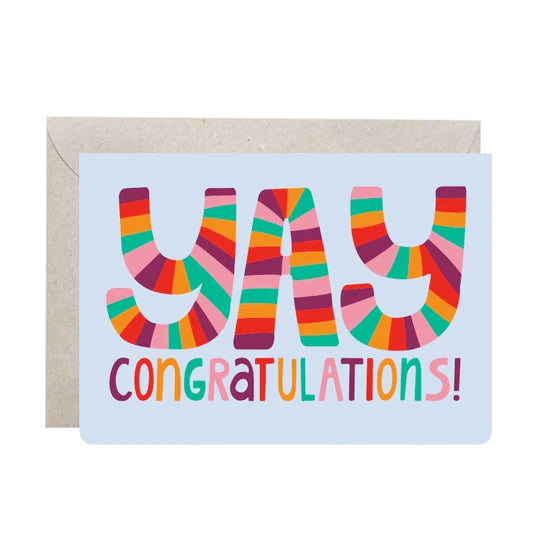 Greeting Card - Yay Congratulations! 