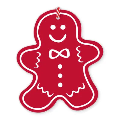Gift Tag - Gingerbread Man Shaped Gift Tag