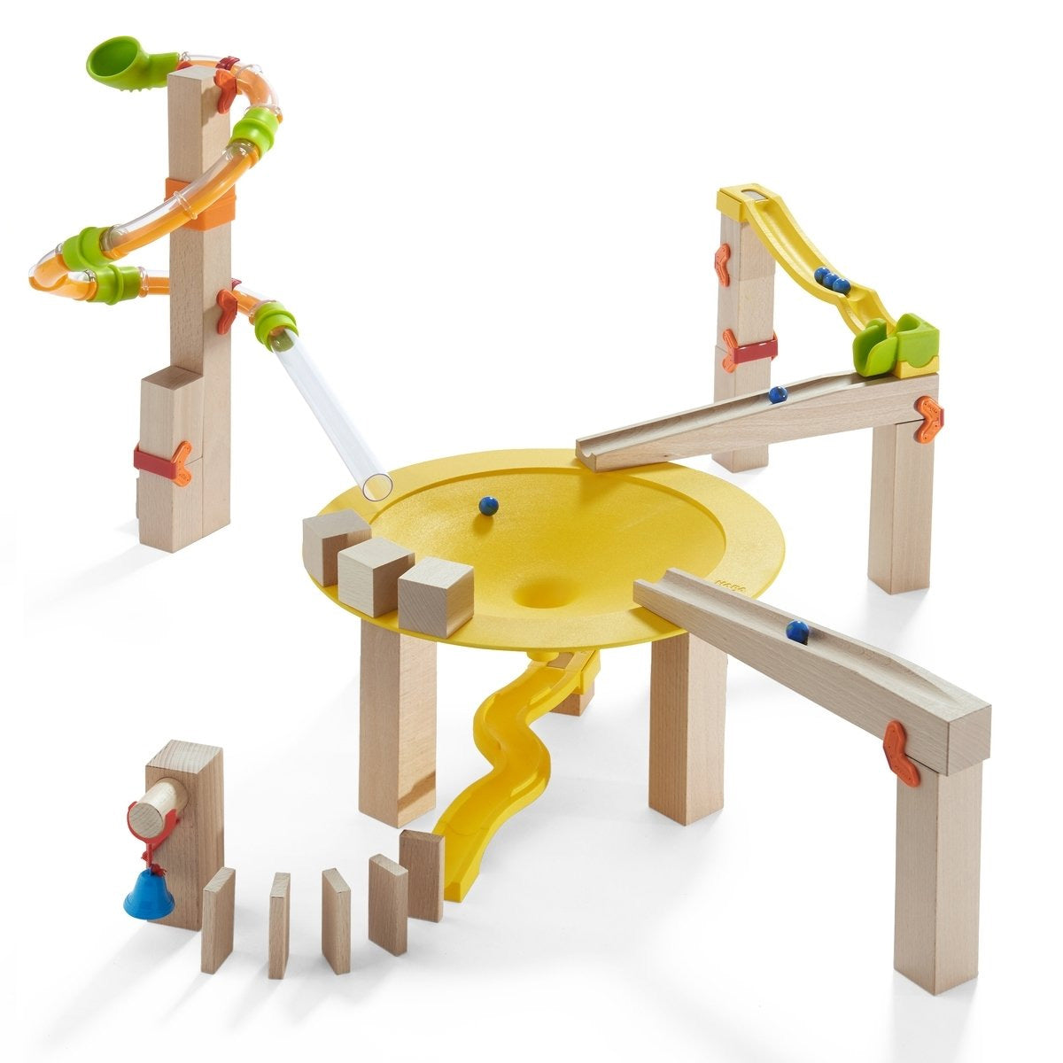 HABA 300439 Ball Track Kullerbü – Spiral Track - Marble run with 26 parts, for ages 2 and up (Made in Germany HABA 300439 Ball Track Kullerbü – Spiral Track - Marble run with 26 parts, for ages 2 and up (Made in Germany