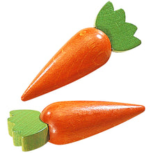Wooden Play Food - Carrots (2) Haba Play Food