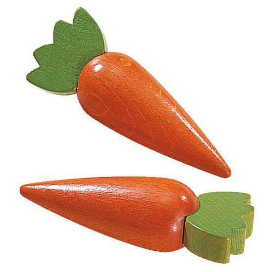 Wooden Play Food - Carrots (2) Haba Play Food