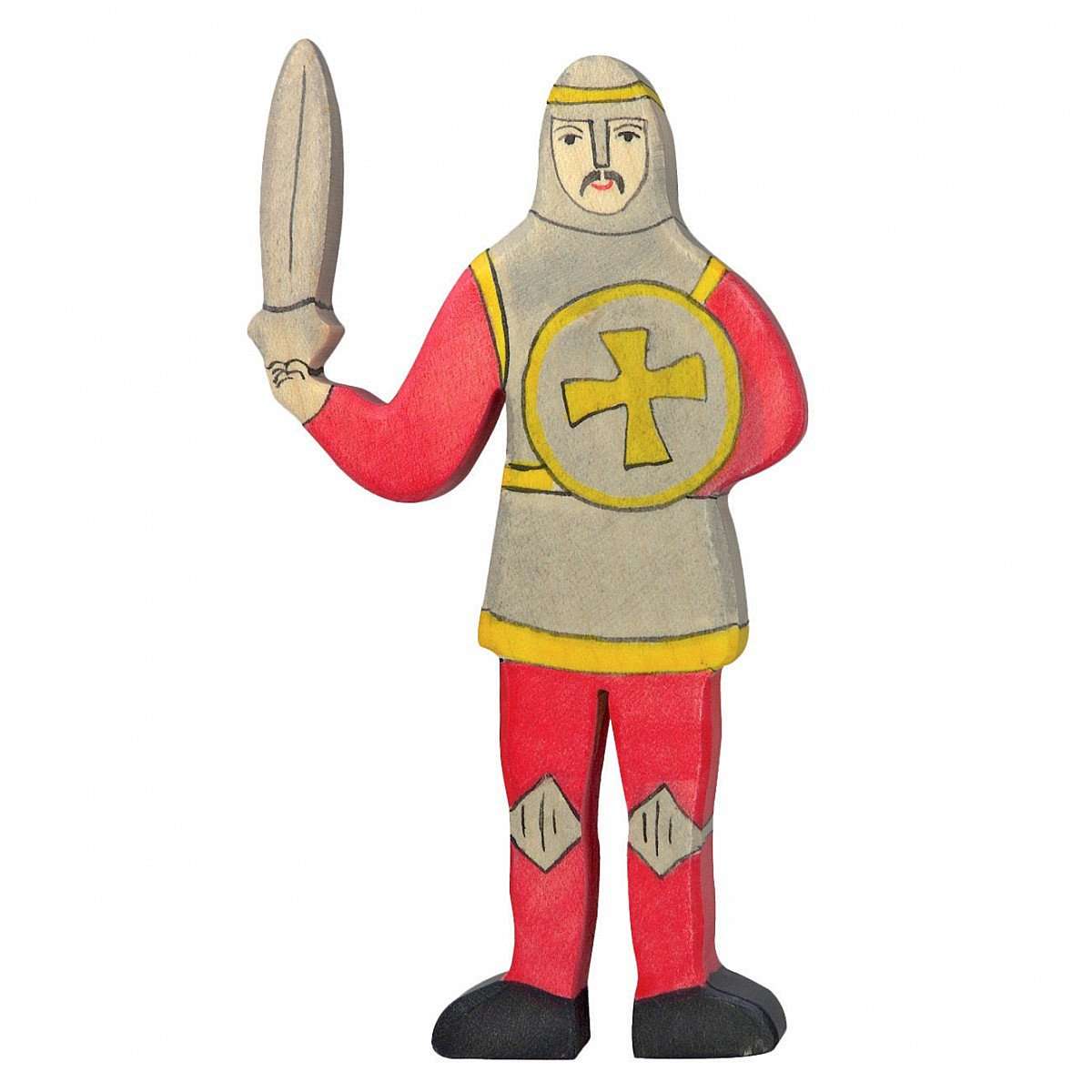 Fighting Knight Red - 80252 Holztiger Holztiger Wooden Figures