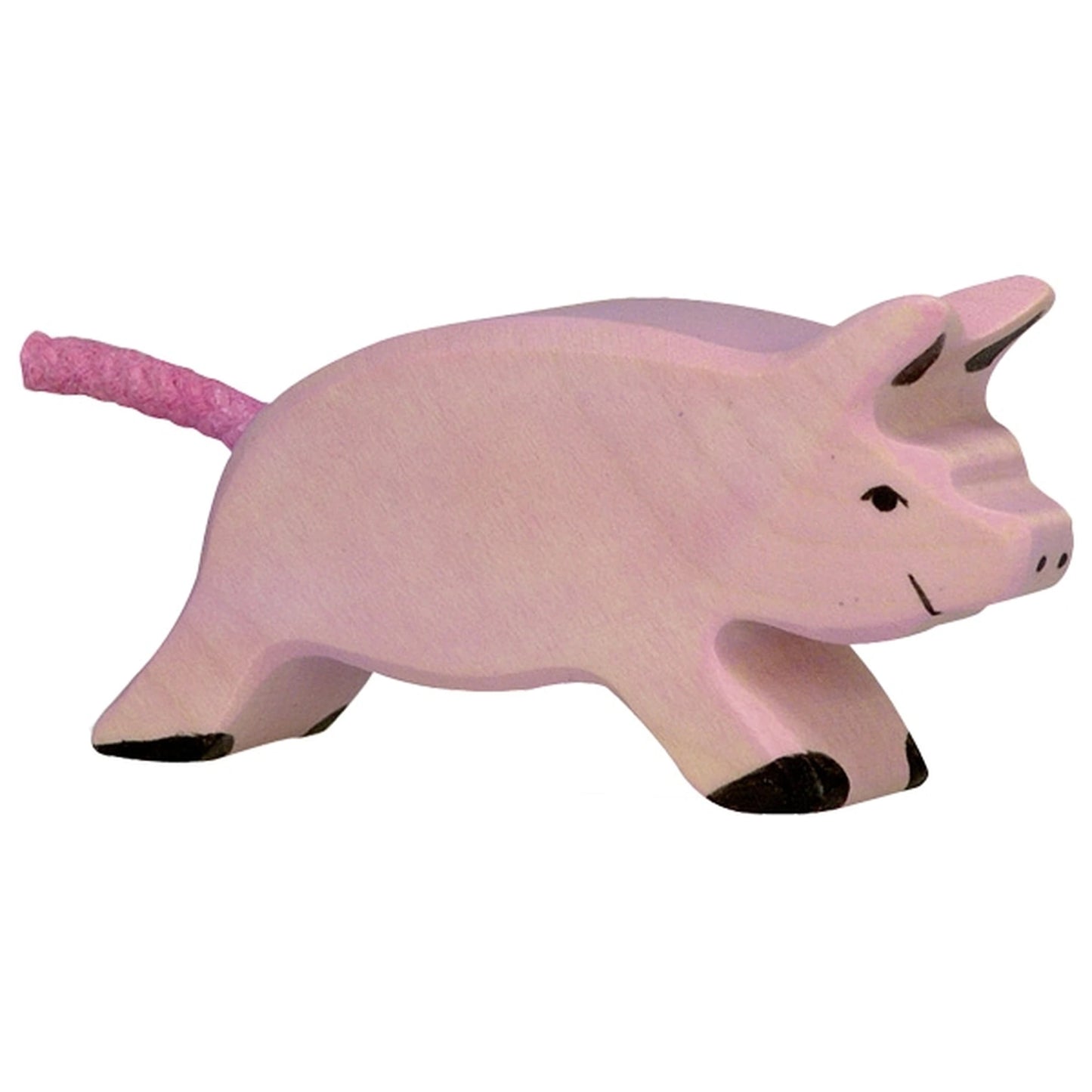 Piglet Running - 80067 Holztiger Wooden Figures