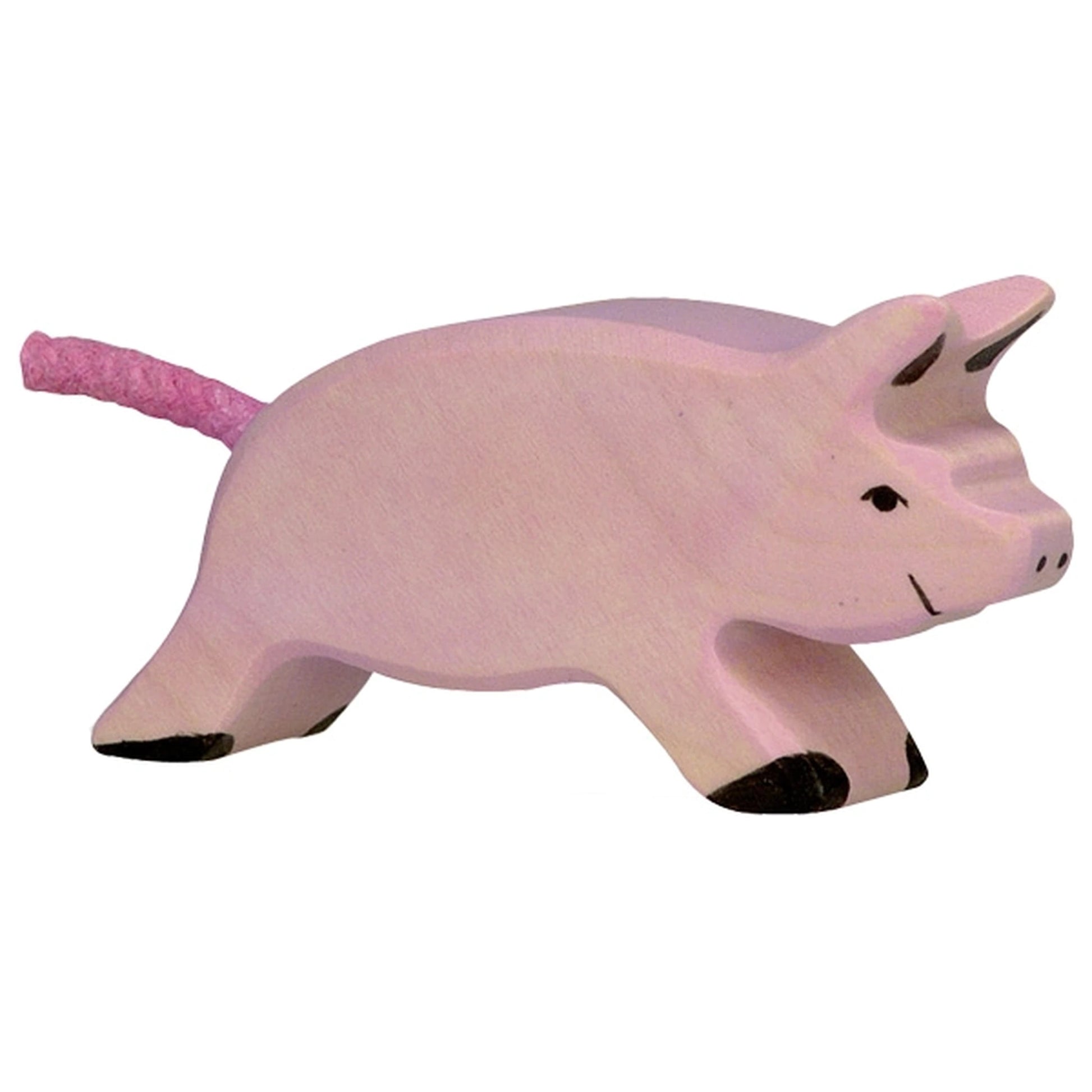Piglet Running - 80067 Holztiger Wooden Figures