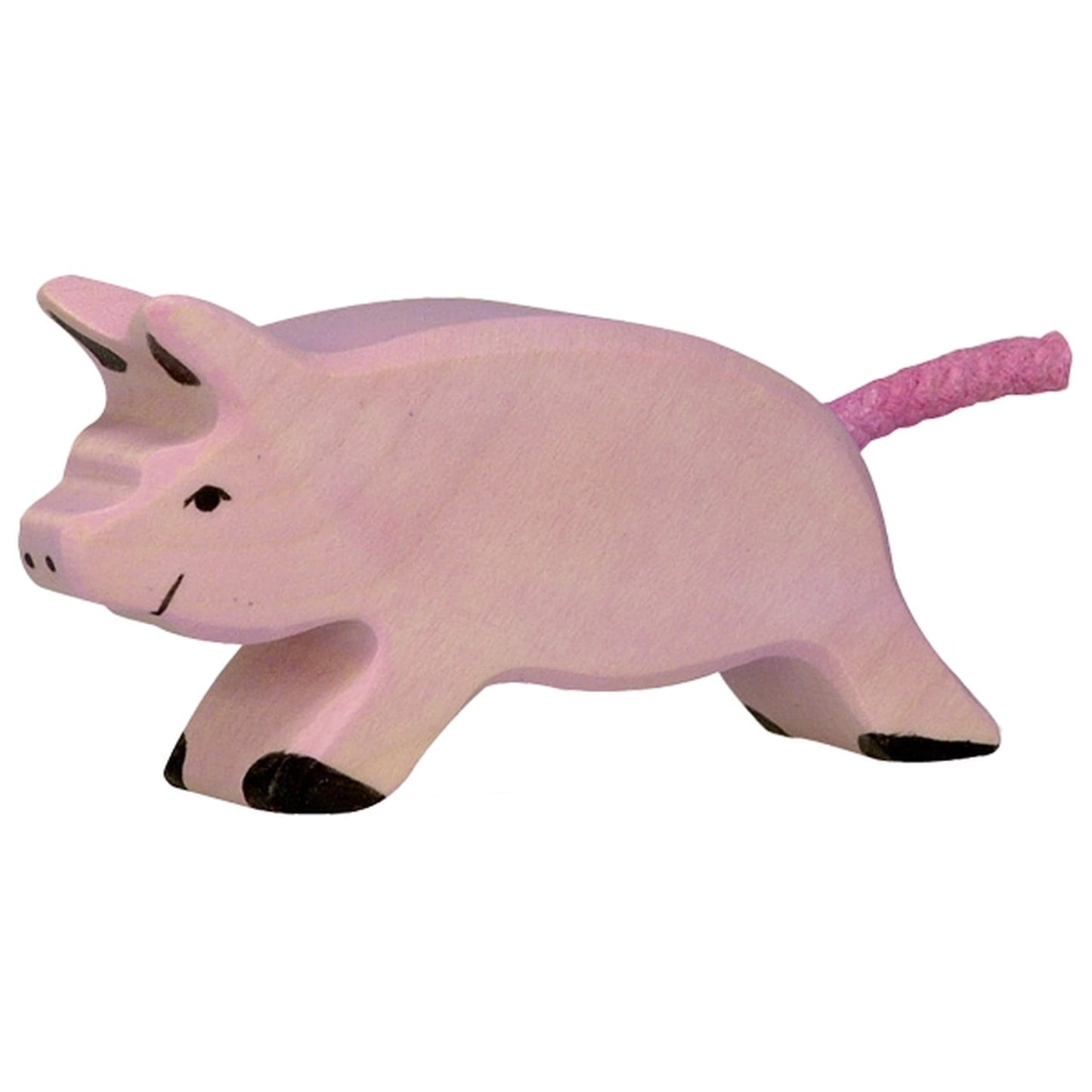 Piglet Running - 80067 Holztiger Wooden Figures