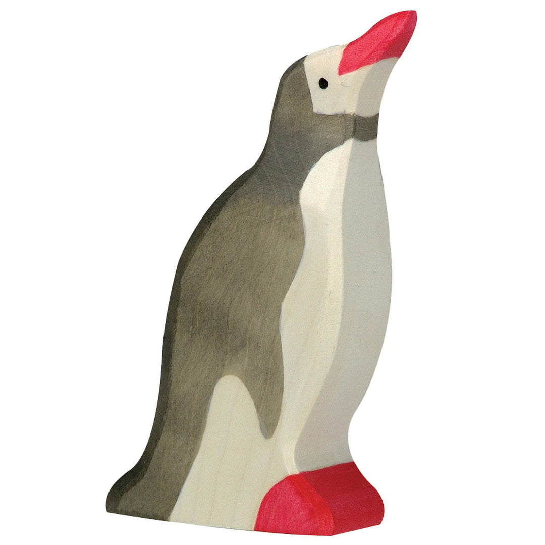 Penguin Head Raised - 80210 Holztiger Wooden Figures