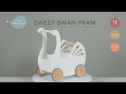 Landau pour poupée Sweet Swan avec literie