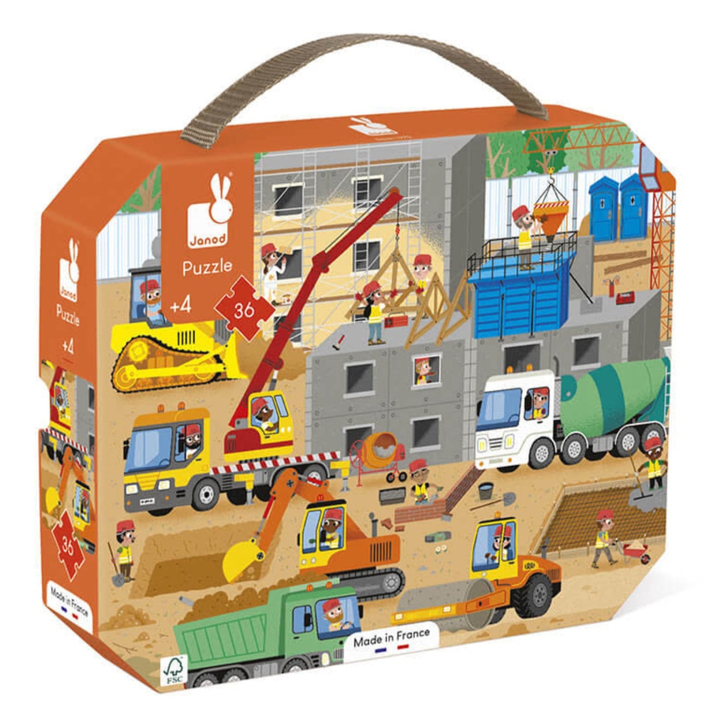 Puzzle de cas de chantier de construction
