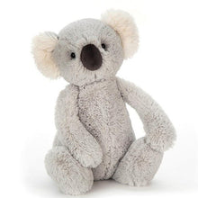 Jellycat grey koala soft toy with large darak brown nose and white ears - Send A Toy