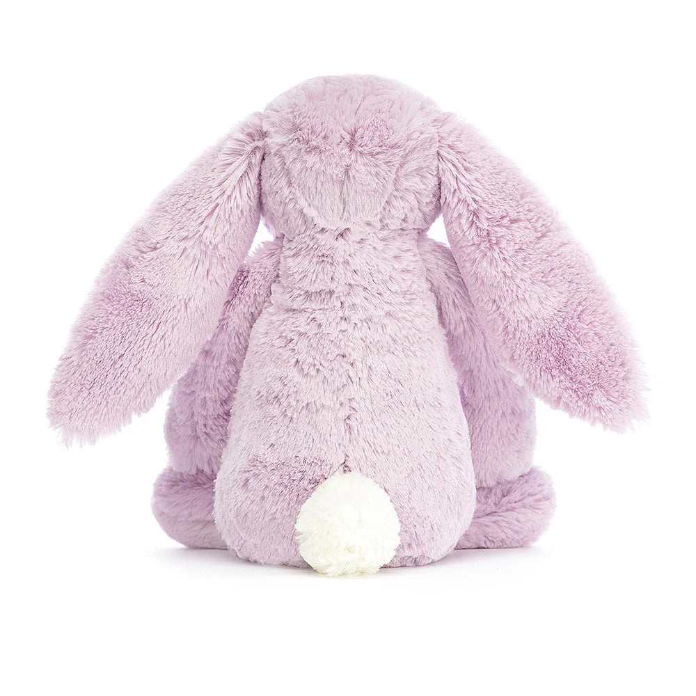 Blossom Jasmine purple bunny with floral fabric ears and feet - medium Jellycat Soft Toy