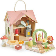 Merrywood wooden Rosewood Doll Cottage - Tender Leaf Toys
