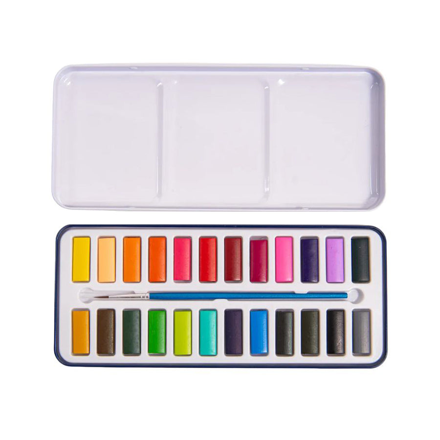 Ensemble de peinture aquarelle Aujourd'hui