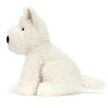 Jellycat white Munro Scottie Dog soft toy with large boop black nose - at Send A Toy