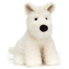 Jellycat white Munro Scottie Dog soft toy with large boop black nose - at Send A Toy