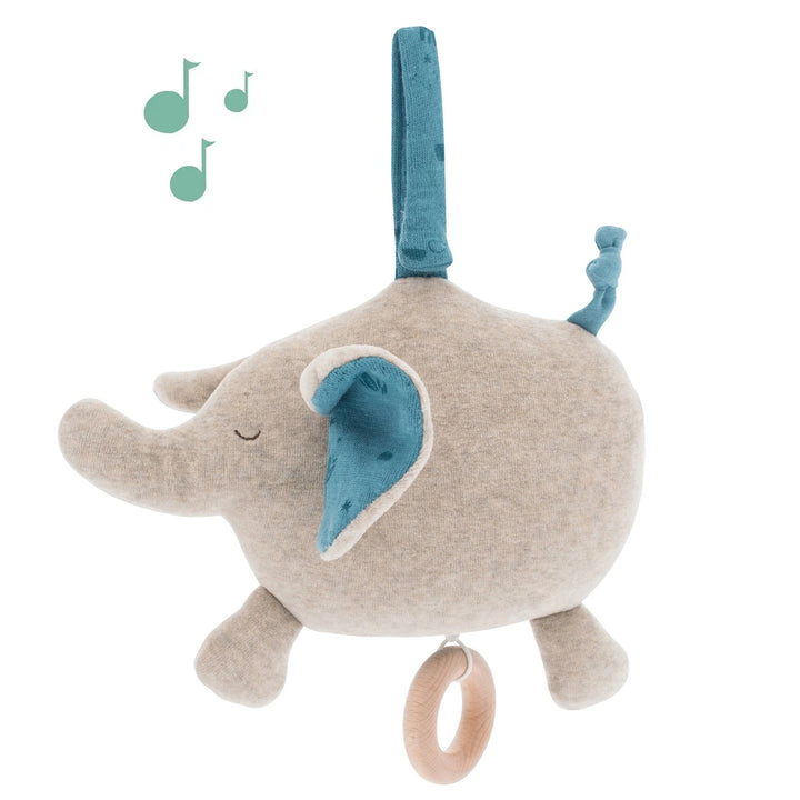 Sous Mon Baobab Musical Elephant Moulin Roty Musical Toys