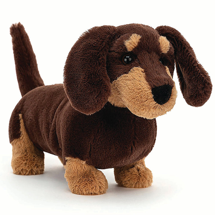 Otto Sausage Dog brown Jellycat dog soft toy - at Send A Toy