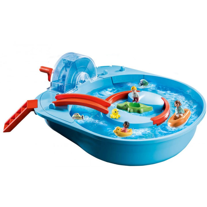 Splish Splash blue plastic water park set - Playmobil