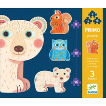 Primo Progressive Puzzle - In the Forest Djeco Puzzles