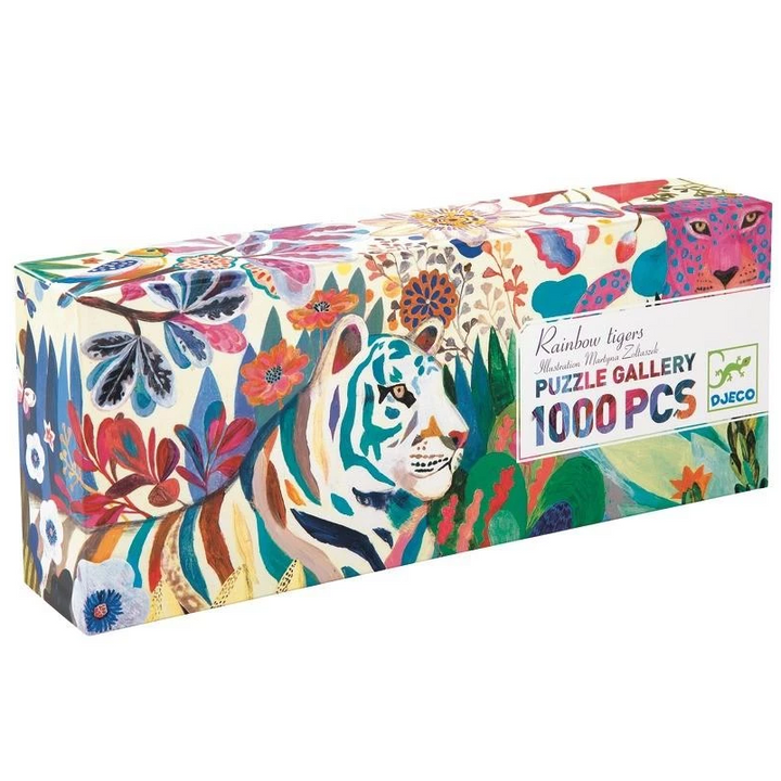 Rainbow Tiger - Gallery Puzzle 1000-pcs Djeco Puzzles