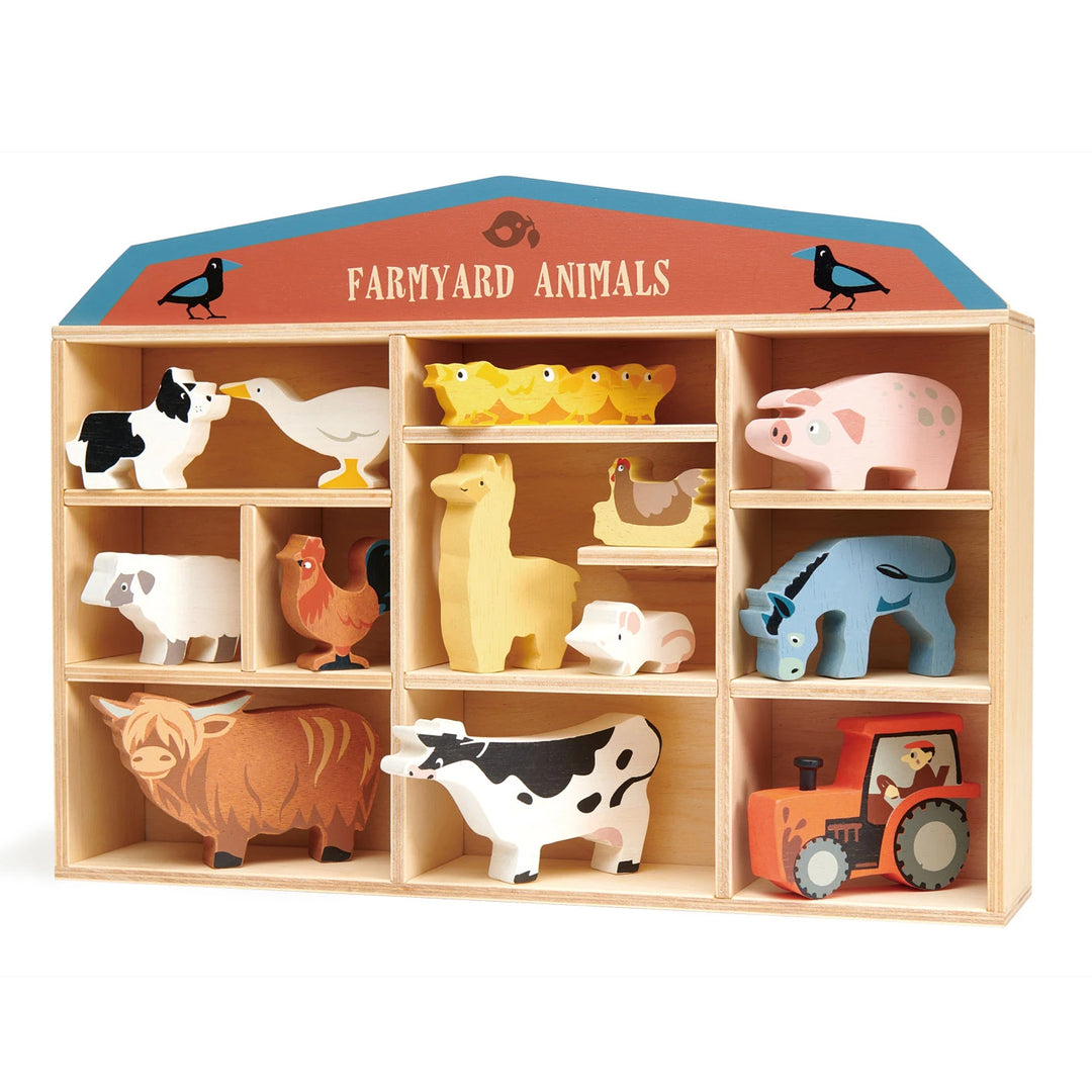 Farm Yard Animal Set Tender Leaf Toys Small world play