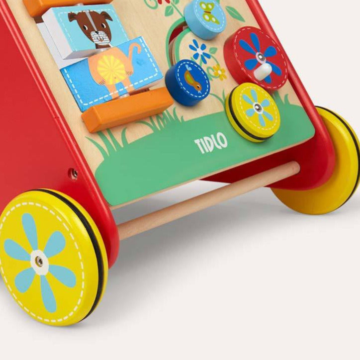 Activity Walker - Wooden Tidlo Baby Walkers | Push Along Toys