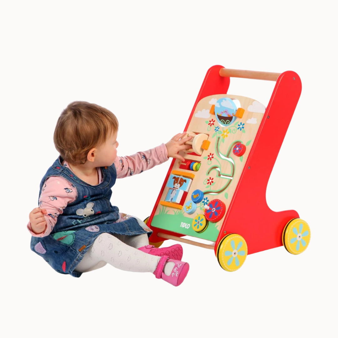 Activity Walker - Wooden Tidlo Baby Walkers | Push Along Toys