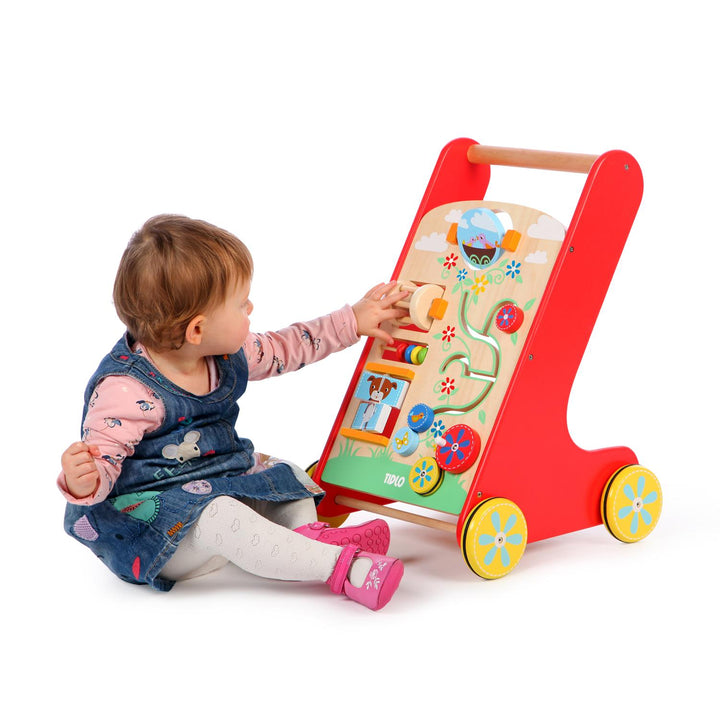 Activity Walker - Wooden Tidlo Baby Walkers | Push Along Toys