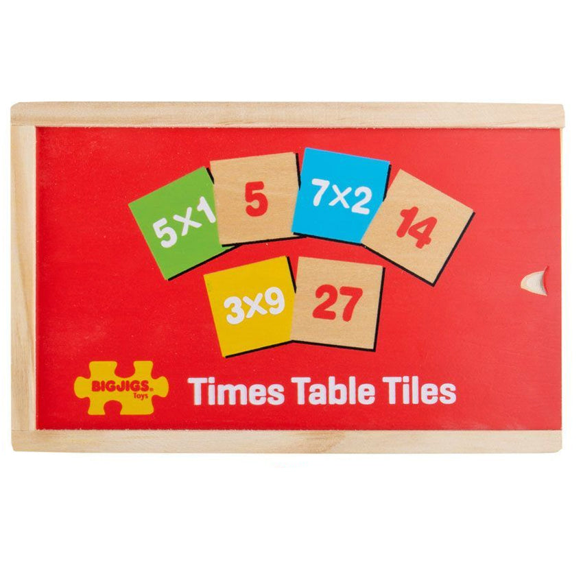 Times Table Tiles BigjigsToys - Send A Toy Counting and Math Games