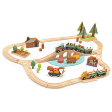 Wild Pines Large Train Set Tender Leaf Toys Train and Railway Sets