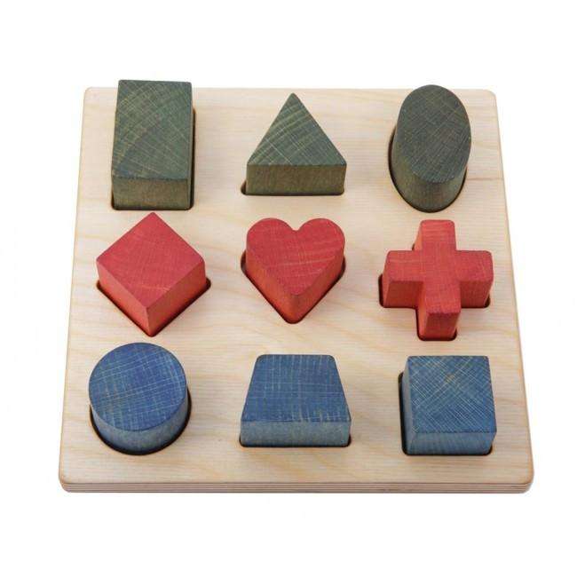 Shape Matching Puzzle Wooden Story Puzzles