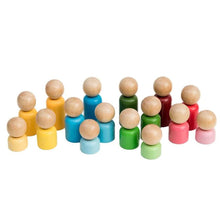 Rainbow Families - Wooden (16 Piece) - Freckled Frog